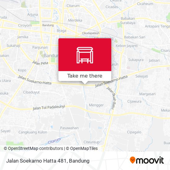 Jalan Soekarno Hatta 481 map