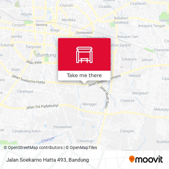 Jalan Soekarno Hatta 493 map