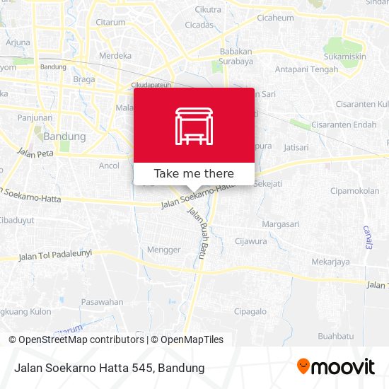 Jalan Soekarno Hatta 545 map