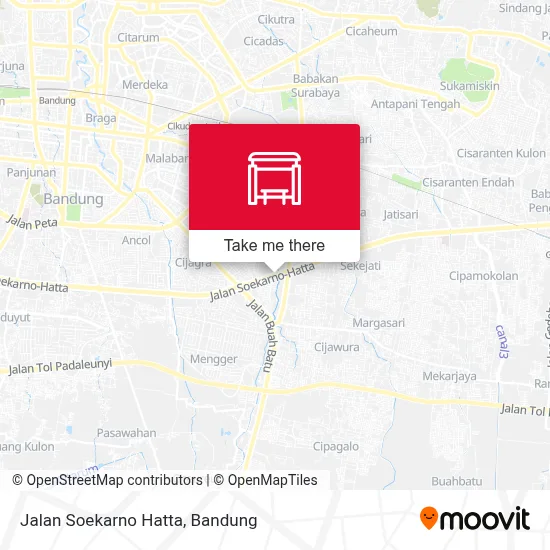 Jalan Soekarno Hatta map