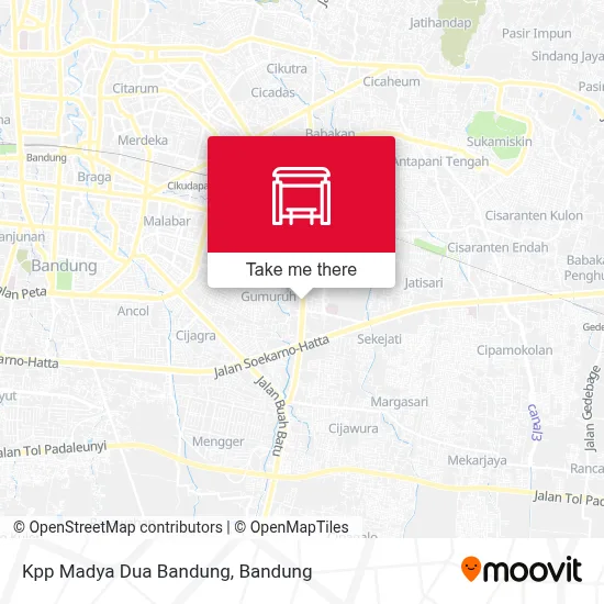 Kpp Madya Dua Bandung map