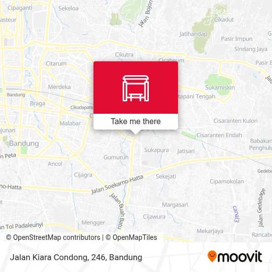Jalan Kiara Condong, 246 map
