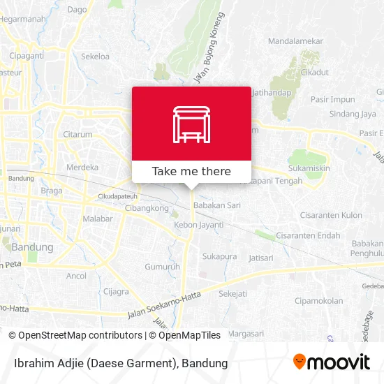 Ibrahim Adjie (Daese Garment) map