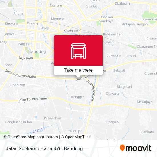 Jalan Soekarno Hatta 476 map