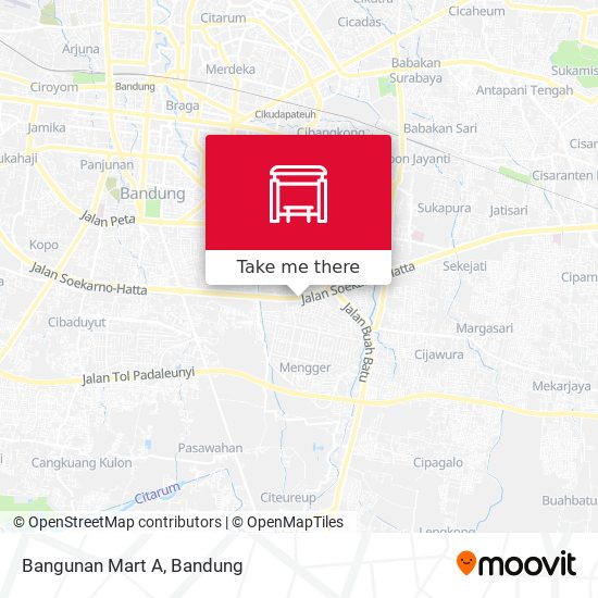 Bangunan Mart A map