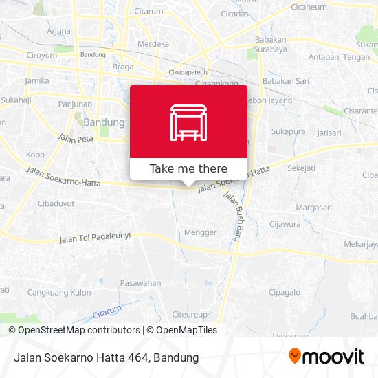 Jalan Soekarno Hatta 464 map