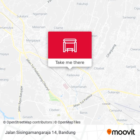 Jalan Sisingamangaraja 14 map