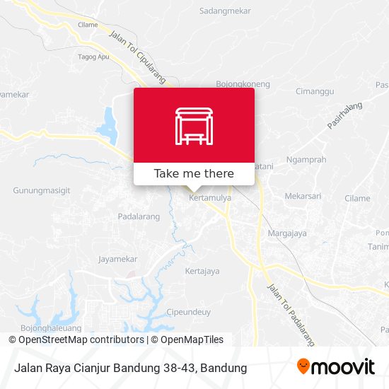 Jalan Raya Cianjur Bandung 38-43 map
