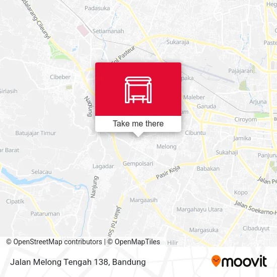 Jalan Melong Tengah 138 map