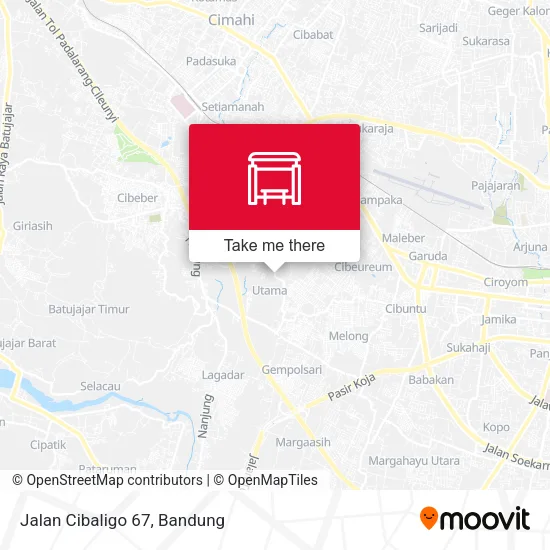 Jalan Cibaligo 67 map