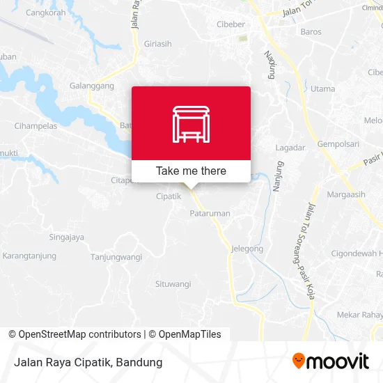 Jalan Raya Cipatik map