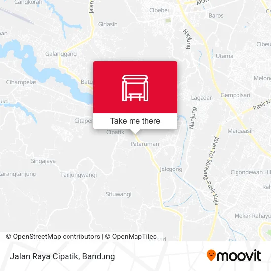 Jalan Raya Cipatik map