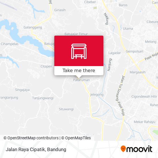 Jalan Raya Cipatik map