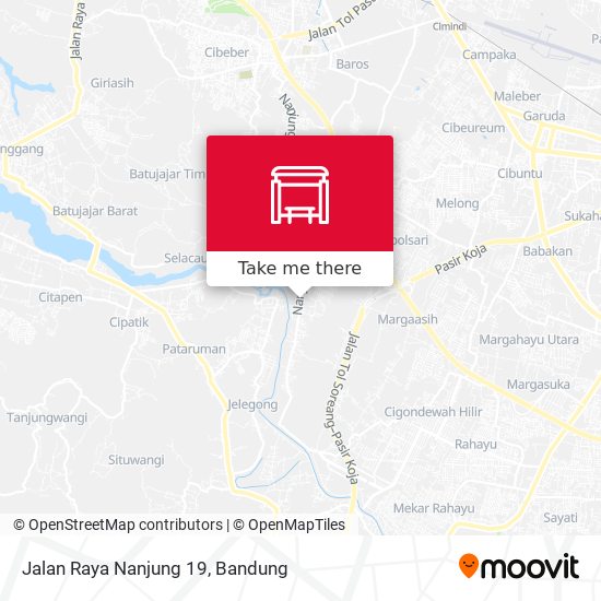 Jalan Raya Nanjung 19 map