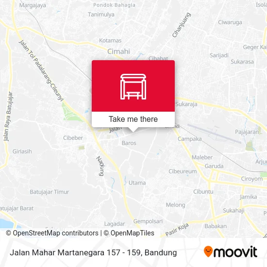 Jalan Mahar Martanegara 157 - 159 map