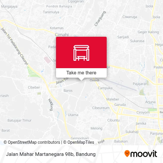 Jalan Mahar Martanegara 98b map