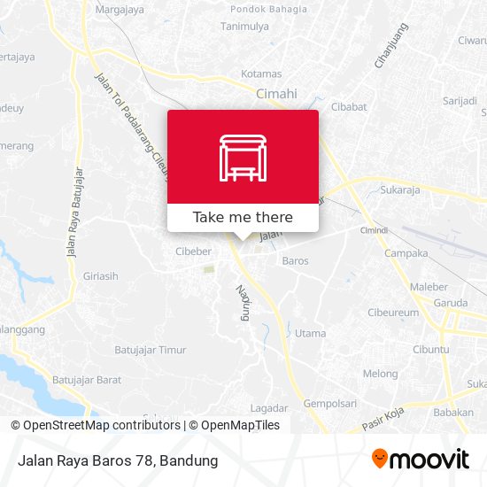 Jalan Raya Baros 78 map