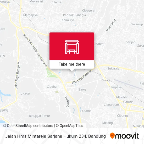 Jalan Hms Mintareja Sarjana Hukum 234 map