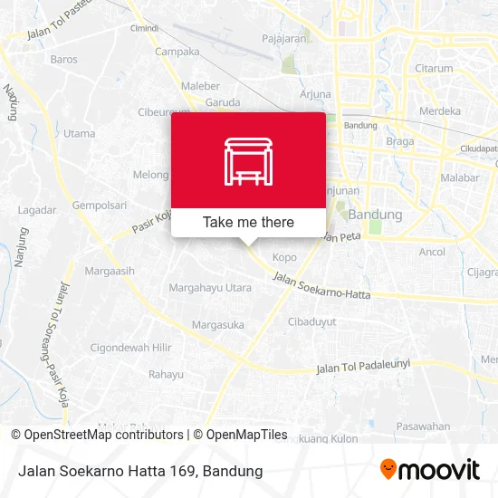 Jalan Soekarno Hatta 169 map