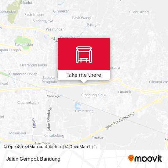Jalan Gempol map