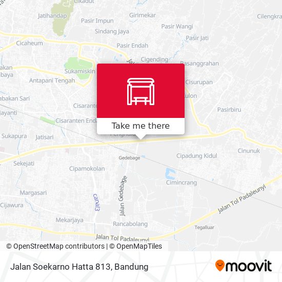 Jalan Soekarno Hatta 813 map