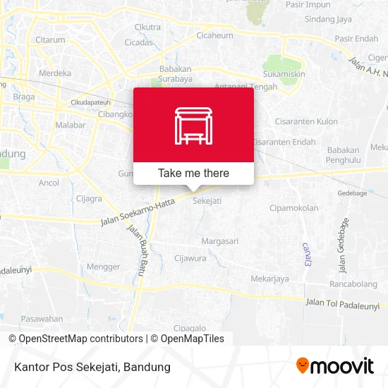 Kantor Pos Sekejati map