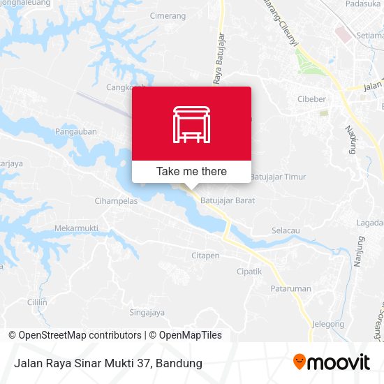 Jalan Raya Sinar Mukti 37 map