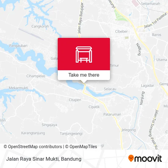 Jalan Raya Sinar Mukti map