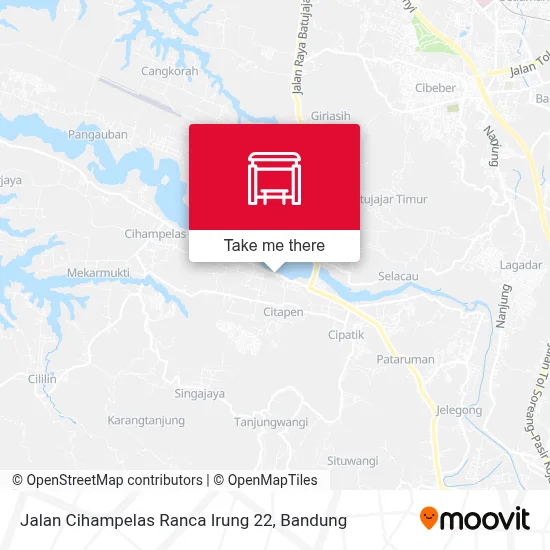 Jalan Cihampelas Ranca Irung 22 map