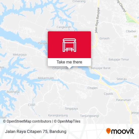 Jalan Raya Citapen 75 map