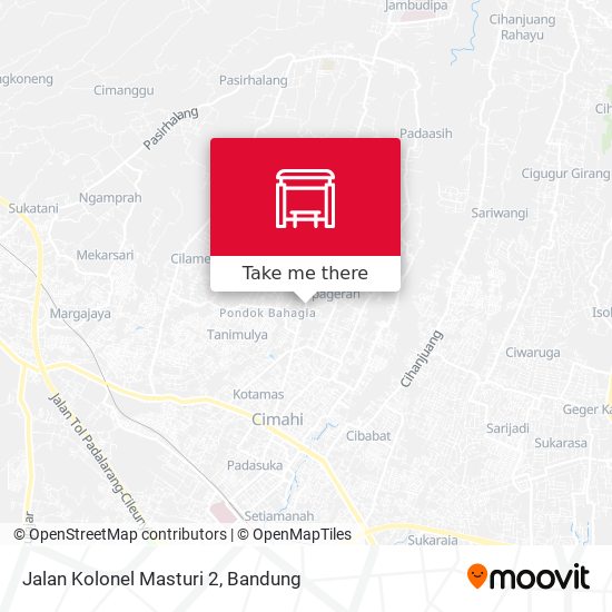 Jalan Kolonel Masturi 2 map