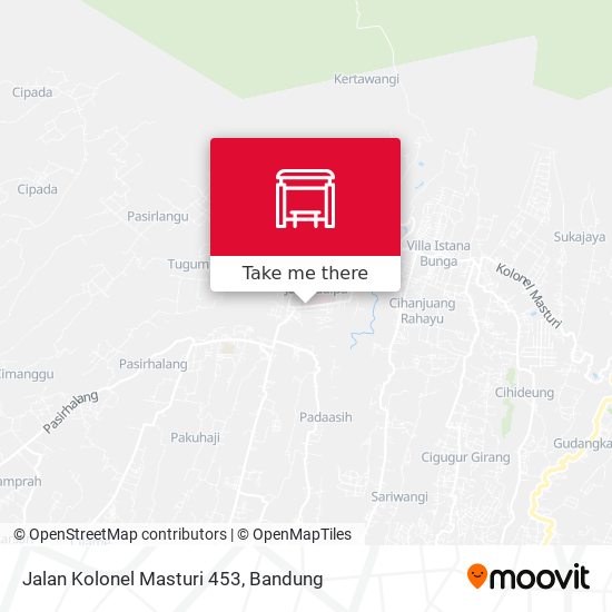 Jalan Kolonel Masturi 453 map