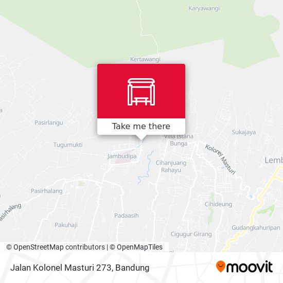 Jalan Kolonel Masturi 273 map