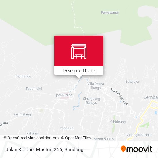 Jalan Kolonel Masturi 266 map