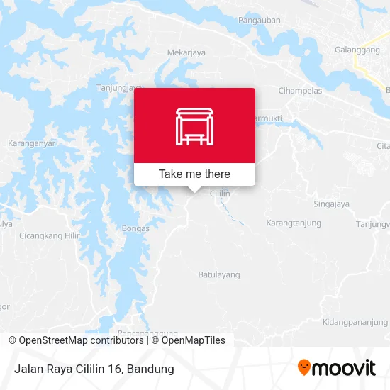 Jalan Raya Cililin 16 map