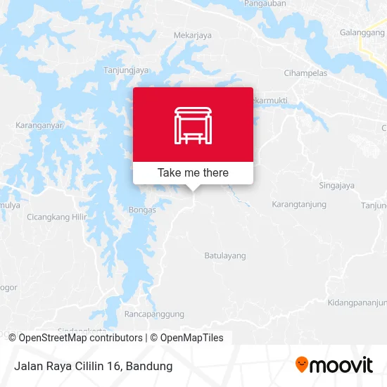 Jalan Raya Cililin 16 map