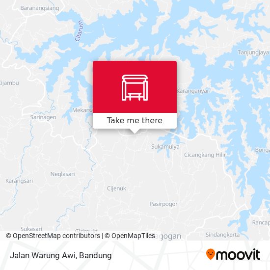 Jalan Warung Awi map