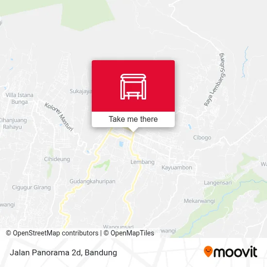 Jalan Panorama 2d map