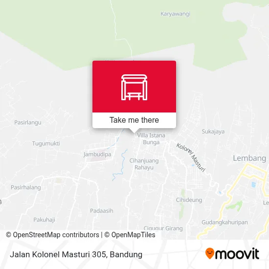 Jalan Kolonel Masturi 305 map