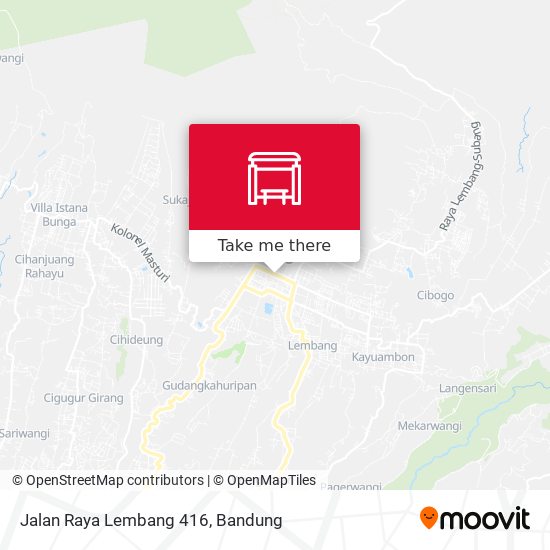 Jalan Raya Lembang 416 map
