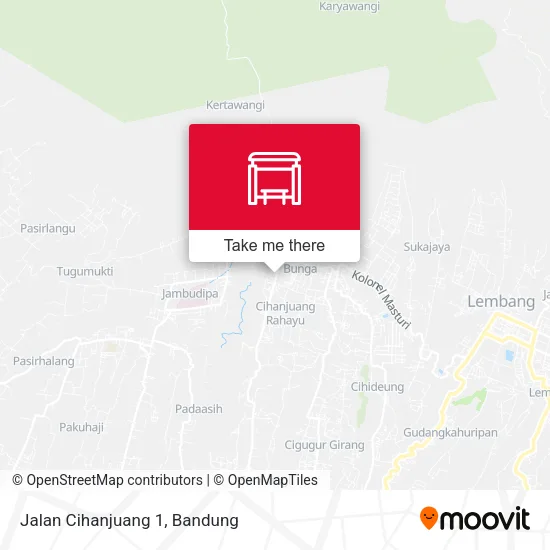 Jalan Cihanjuang 1 map