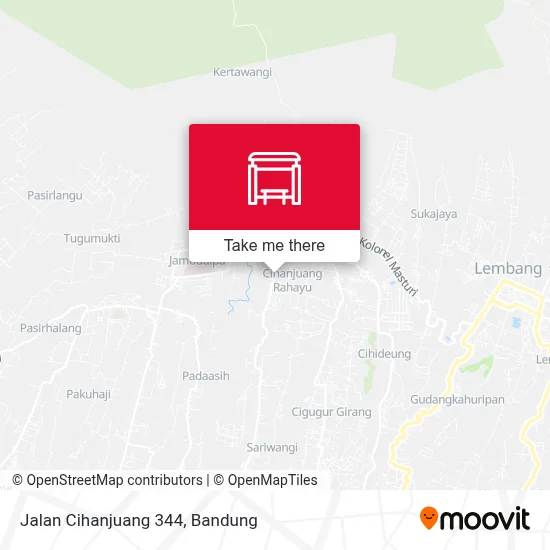 Jalan Cihanjuang 344 map
