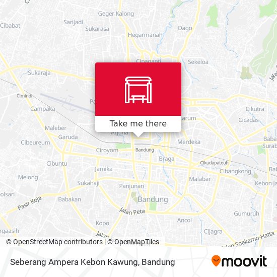 Seberang Ampera Kebon Kawung map