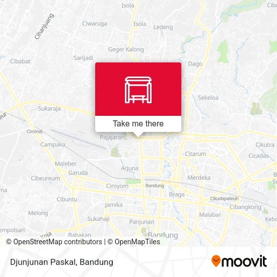 Djunjunan Paskal map