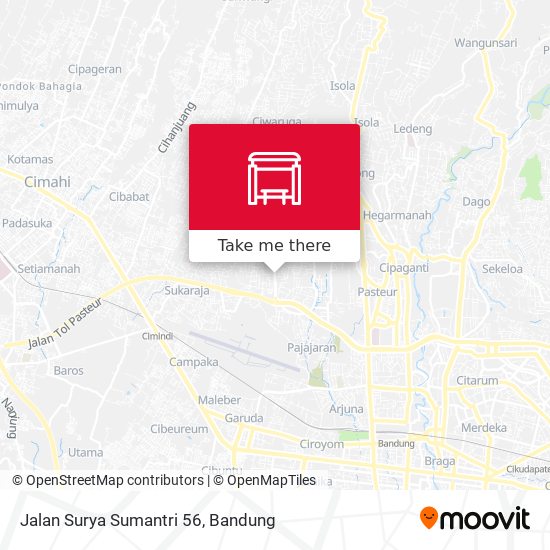 Jalan Surya Sumantri 56 map