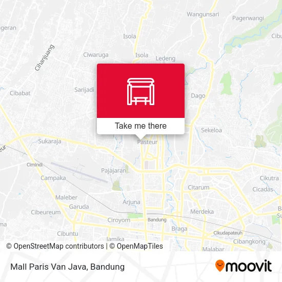 Mall Paris Van Java map