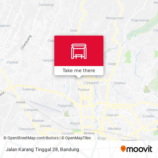 Jalan Karang Tinggal 28 map