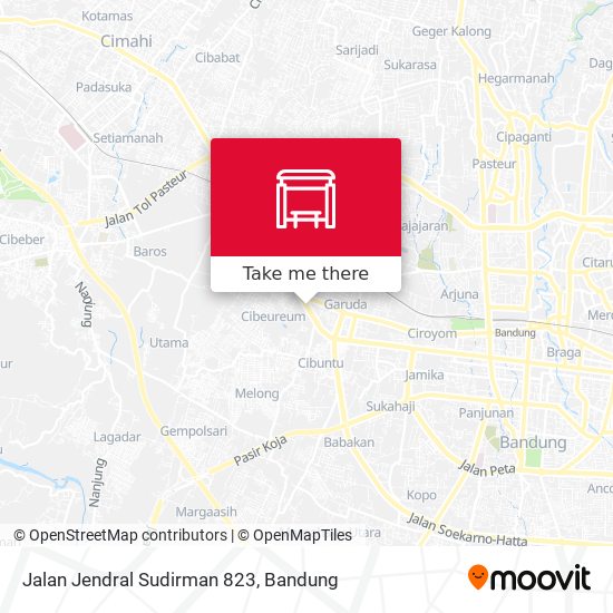 Jalan Jendral Sudirman 823 map