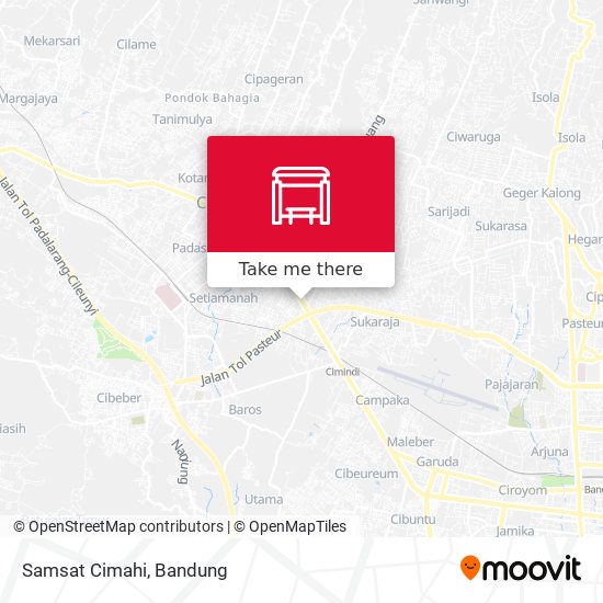 Samsat Cimahi map