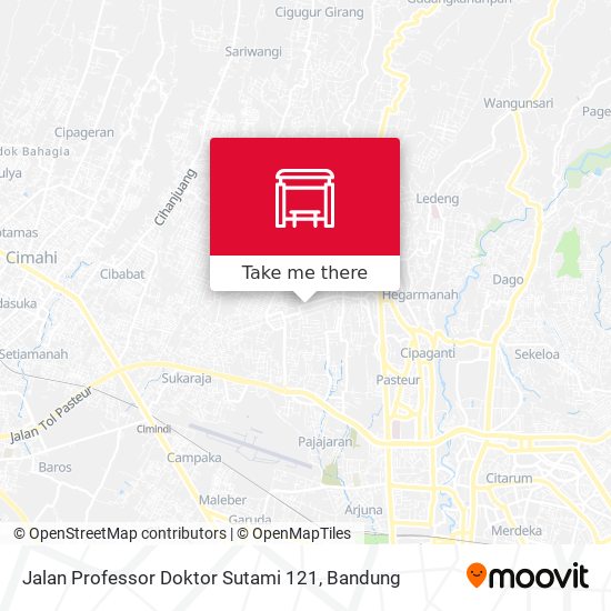 Jalan Professor Doktor Sutami 121 map